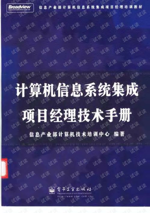 《計(jì)算機(jī)信息系統(tǒng)集成項(xiàng)目經(jīng)理技術(shù)手冊(cè) 核心職責(zé)、技術(shù)要點(diǎn)與實(shí)施策略》
